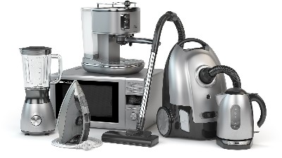 千庫網(wǎng)_家用電器。在 w 上隔離的家用廚房工藝集_攝影圖編號20173254